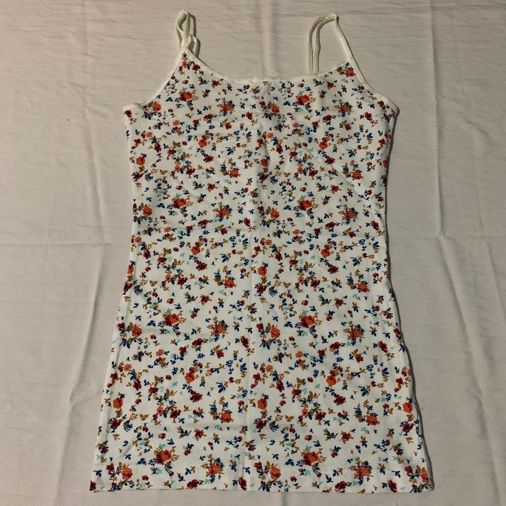 Flowered tank top
